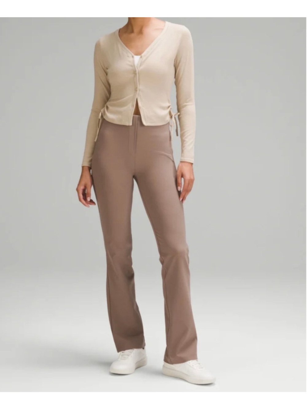 Lululemon Smooth Fit Pull On High Rise Pant Size 8 Taupetastic